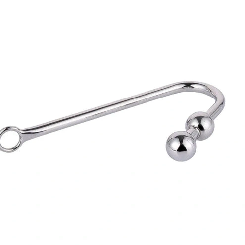 Anal Hooks Balls Pleasurable 4417 Stainless Anal Two Hook Steel 0117